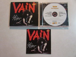 Vain No Respect Remastered Reissue Uk Cd 80&#39;s Gott Discs GOTTCD018 Oop - £20.33 GBP
