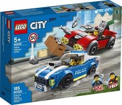 LEGO City Police Highway Arrest 60242 Fun Building Set Toys For Kids 185... - $34.64