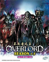 OVERLORD Season 1+2+3 Complete Anime Series 1-39 + OVA English Audio USA - £24.94 GBP
