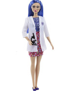 Barbie Scientist Doll (12 inches), Blue Hair, Color Block Dress, Lab Coa... - £16.51 GBP