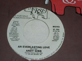 Andy Gibb An Everlasting Love 45 Rpm Record Vinyl Rso Label - £12.60 GBP