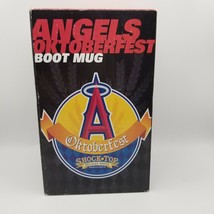 7.75&quot; LA Angels Oktoberfest Boot Mug Shock Top Glass Beer  Los Angeles Angels    - £12.04 GBP
