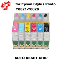 T0821 - T0826 Refillable Ink Cartridge for Epson RX615 RX610 RX690 - $31.70