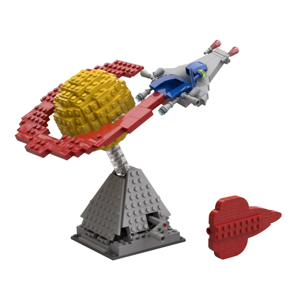 MOC Modern Classic Space 3D Building Blocks Deformable Creative Block Birthday - £47.41 GBP