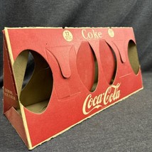 Rare Vtg 1940’s Coca Cola 12 Pack Bottle Carrier/Caddy Cardboard - Hard ... - $41.58