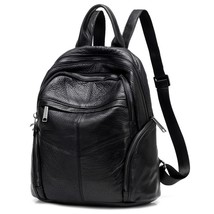 Fashion Designer Cow Genuine Leather Women Backpack High Quality School Bags For - £75.70 GBP