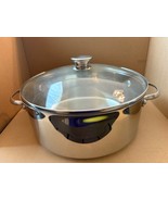 Wolfgang Puck Anniversary Bistro Collection Stainless 7 Qt Dutch Oven - $47.54 CAD