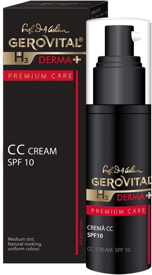 Gerovital H3 Derma + Premium Care CC Cream SPF 10 30 ml