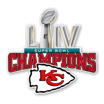 Kansas City Chiefs Super Bowl 54 Champions Precision Cut Decal / Sticker - £2.72 GBP+