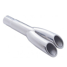 67 68 69 Ford Mustang GT Stainless Steel Universal Dual Exhaust Tip 1967-1969 - £43.12 GBP