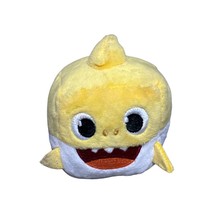 WowWee Pinkfong Yellow Baby Shark Singing Plush Sound Cube Stuffed Animal 3&quot; - £3.13 GBP