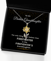 Firefighter Granddaughter Necklace Gifts, Birthday Present For Firefighter  - £40.14 GBP