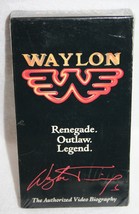 WAYLON JENNINGS Renegade Outlaw Legend VHS Biography SEALED Johnny Cash ... - £7.82 GBP