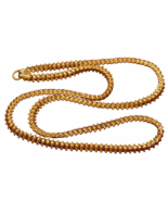 22cts stamp indian gold 9&quot; cord chain paternal grandmother for wife - €4.636,56 EUR