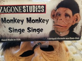 Zagone Studios Monkey-Monkey!! Latex Face Mask with Mouth Movement - £39.16 GBP