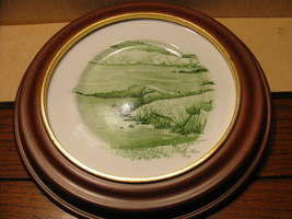 HAND-PAINTED Irish Plate By Sam T. Glagher Head Kerry C API Tol, Ireland Signed - £27.53 GBP