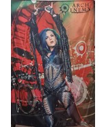 ARCH ENEMY Alissa White-Gluz - On Stage 2 FLAG CLOTH POSTER BANNER Melod... - £15.64 GBP