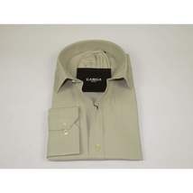 Men's Shirt, Hankie CASILA Turkey Cotton Blend Long Sleeves 501480-06 Solid Sage image 3
