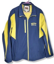 Official 58 Sports Pittsburgh Pitt Spellout Windbreaker Jacket Men&#39;s Siz... - £26.63 GBP