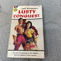 Lusty Conquest Romance Paperback Book by Lee Richards from Gold Medal 1957 - £12.59 GBP