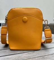 Dorado Style Pebble Crossbody Bag Yellow - $13.43