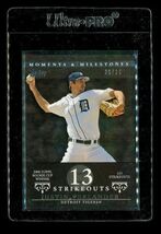 2007 Topps Moments &amp; Milestones Justin Verlander 13 Strikeouts /29 #64 T... - $9.89