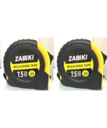 2x Measuring Tape Measure 25 Ft Easy to Read Decimal Retractable DualSid... - $15.83