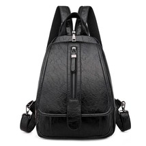 New Designer Women Backpack High Quality Oil Wax Leather Backpack Chest Bag Fash - £40.84 GBP