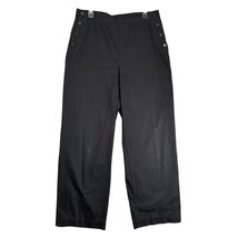 Liz Claiborne Lizsport Anissa Black Pants Women&#39;s 16 Side Buttons Wide L... - $20.00