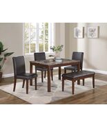 5 Piece Dining Set with Chairs and Bench - $794.95 CAD