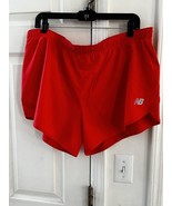 New Balance Core 3” Woven Liner Running Shorts WS91824X Womens XL Orange - $19.79