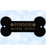 Large Engraved Dog Bone Pet Memorial Plate - Great for Fund Raisers Dog ... - $25.99