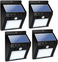 4Pcs 30 Leds Solar Motion Sensor Light Outdoor Wireless Solar Powered Wall Light - £43.14 GBP