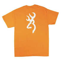 Men&#39;s Browning Tennessee Orange White Buckmark Tee Short Sleeve T-Shirt ... - £8.78 GBP