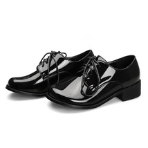 Spring Oxford Shoes For Women Luxury Patent Leather Desinger Flats Loafer Shoes  - £50.37 GBP