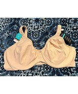 Plus Wm. Bali Minimizer Bra 44D Soft Taupe Unlined Underwire DF3385 MSRP... - $40.16 CAD