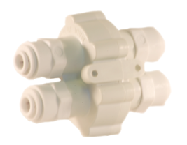 Hydronamic (ASV-100-JG) Auto Shut Off Valve w- 1-4&quot; Quick Connect Fittings White - £14.46 GBP