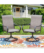 2Pk Patio Swivel Rocking Chairs - Captiva Designs - $7,787.54 MXN