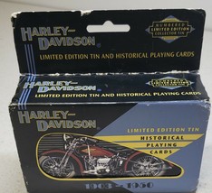 Harley Davidson Limited Edition Tin 2 Decks Historical 1903-1950 Playing... - £9.98 GBP