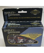 Harley Davidson Limited Edition Tin 2 Decks Historical 1903-1950 Playing... - $12.60