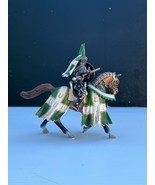 Schleich 70047 Green Brown White Tournament Knight on Horse Figurine yea... - $30.11 CAD