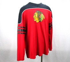 Reebok Face Off Collection NHL Chicago Blackhawks Men&#39;s 2XL Long Sleeve Shirt - £21.34 GBP