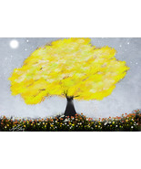 Golden Tree of Prosperity Art Print - $124.53 CAD