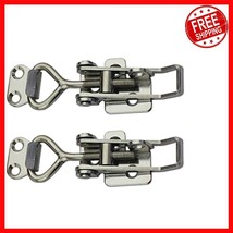 Polished Stainless Steel Adjustable Latch - Strong Toggle Catch for Secu... - $28.70