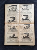 Early 1900s Buggy & Wagon Advertisement ~ 21x15 Double-Sided George Delker Co. - $129.99