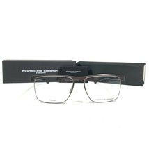 Porsche Design Eyeglasses Frames P8289 C Black Grey Square Full Rim 57-1... - $168.12