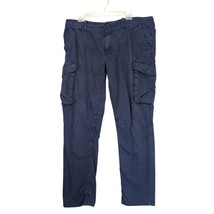 Timberland Men&#39;s 38 Straight Leg Cargo Pants Navy Cotton Twill Gorpcore ... - $34.00