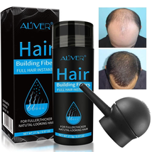 Aliver Hair Building Fibers Spray Pump 2-In-1 Kit Set Natural Hair Loss Conceale - £21.48 GBP