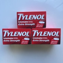 Tylenol Extra Strength Acetaminophen for Adult 500mg 225 Count EXP04/27 ... - £35.68 GBP
