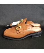 Time and Tru Women&#39;s Backless Loafer Mules 10 M Tan NWT Memory Foam Comfort - $359.73 MXN